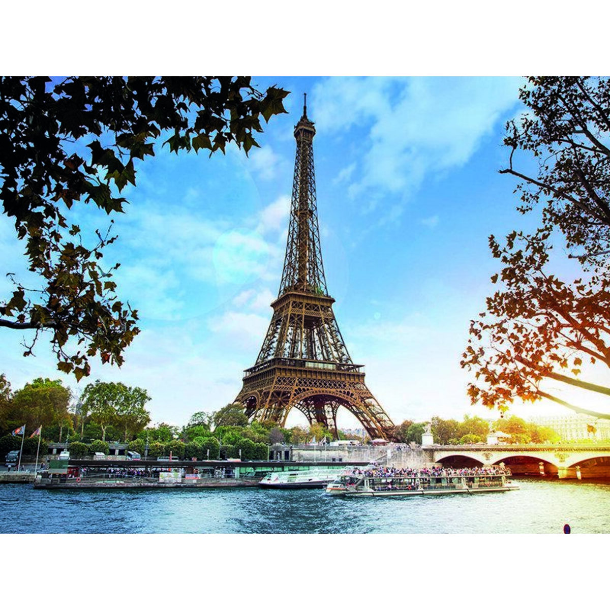 Smartbox 1 journée d'accès au bus Hop On, Hop Off avec croisière sur la Seine pour 2 - Coffret Cadeau Sport & Aventure