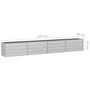 Voir la diapositive 6 : VIDAXL Lit sureleve de jardin 320x40x45 cm Acier galvanise Argente