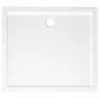 VIDAXL Receveur de douche rectangulaire ABS Blanc 80x90 cm