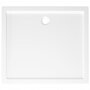 VIDAXL Receveur de douche rectangulaire ABS Blanc 80x90 cm