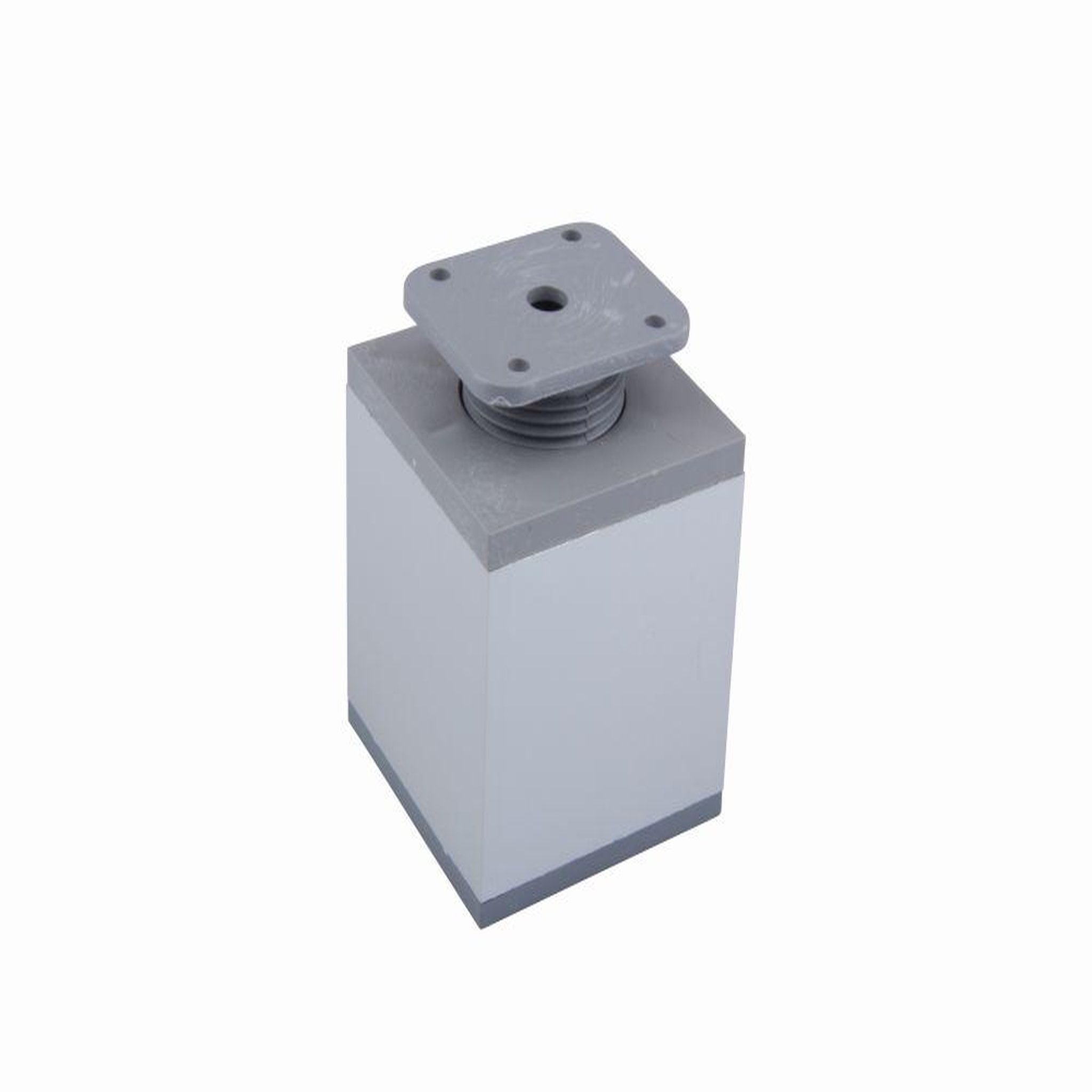 CENTRALE BRICO Pied de meuble fa012 100 mm réglable chrome mat
