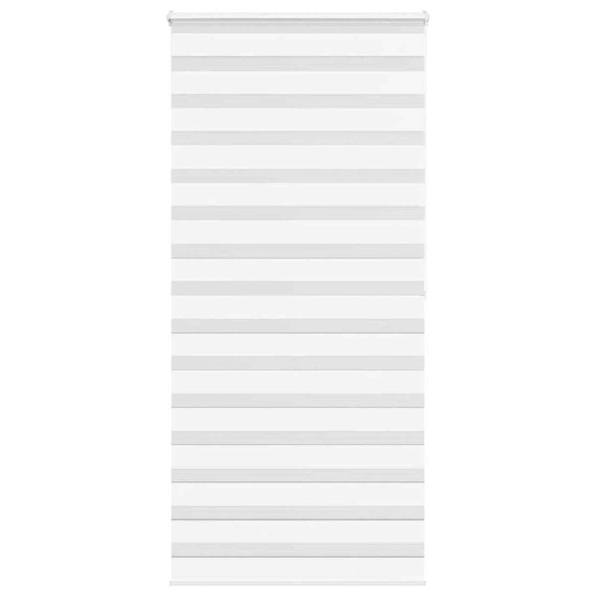 VIDAXL Store zebre blanc 110x200 cm largeur du tissu 105,9cm polyester