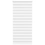 Voir la diapositive 1 : VIDAXL Store zebre blanc 110x200 cm largeur du tissu 105,9cm polyester