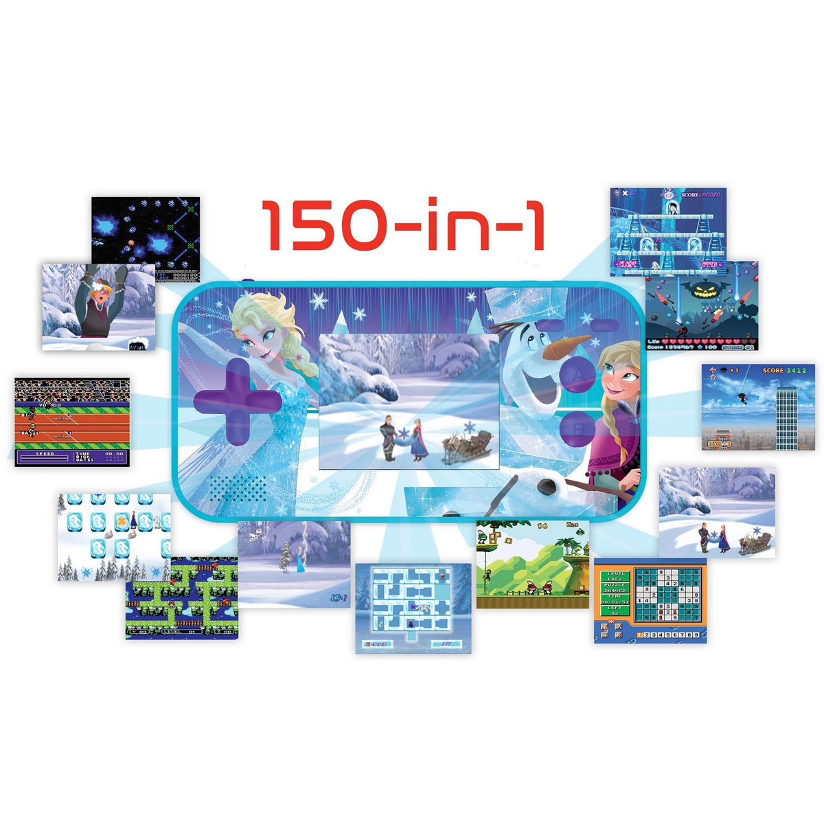 Lexibook Console de jeux portable couleur Frozen Cyber Arcade Pocket