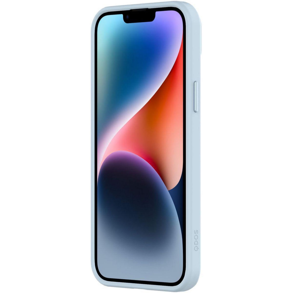 Qdos Coque bumper Iphone 15 Hybrid soft SNAP MagSafe blleu