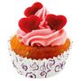 Voir la diapositive 5 : ZENKER Lot de 50 moules à muffins en papier motif fleur violette 7 cm Zenker Smart Pastry
