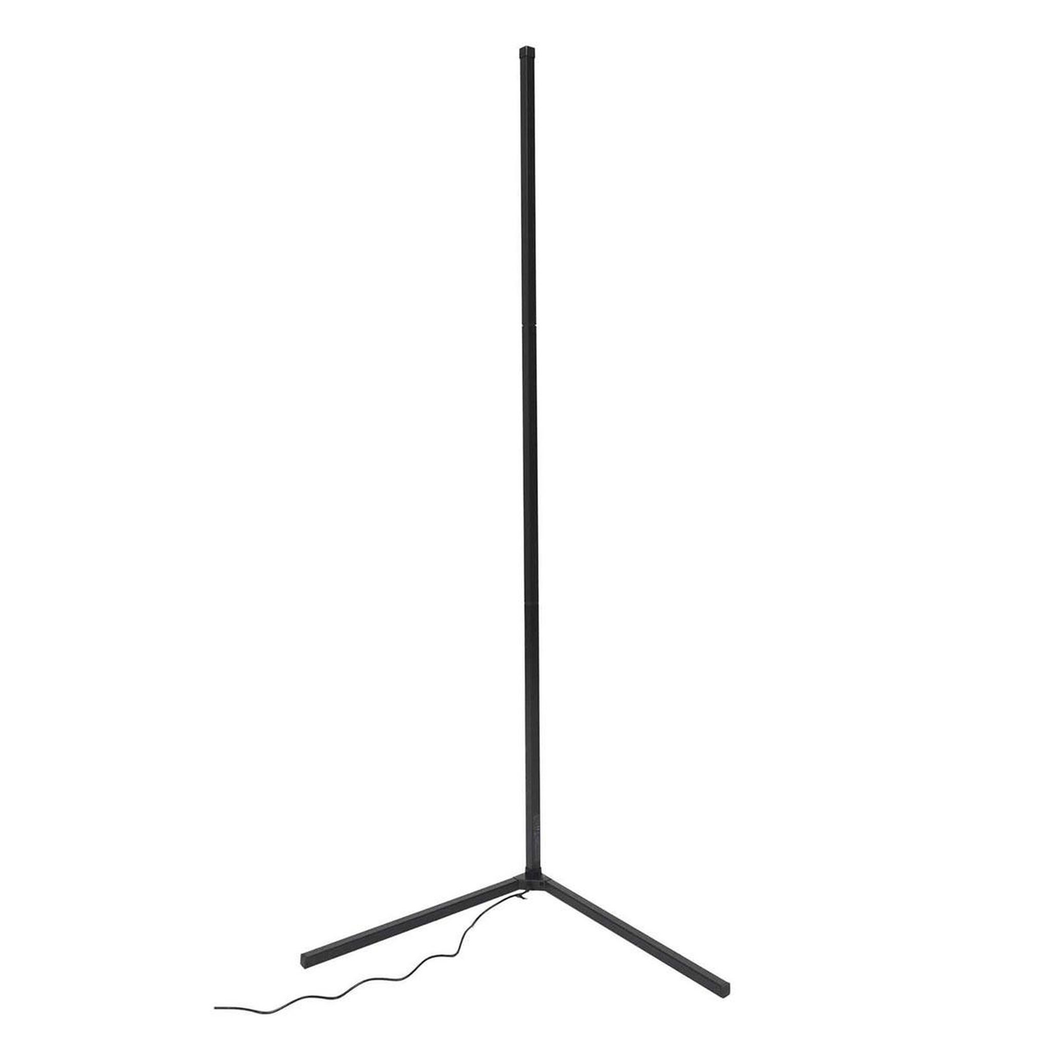 The Home Deco Factory Lampadaire d'angle à led  tube  142cm noir