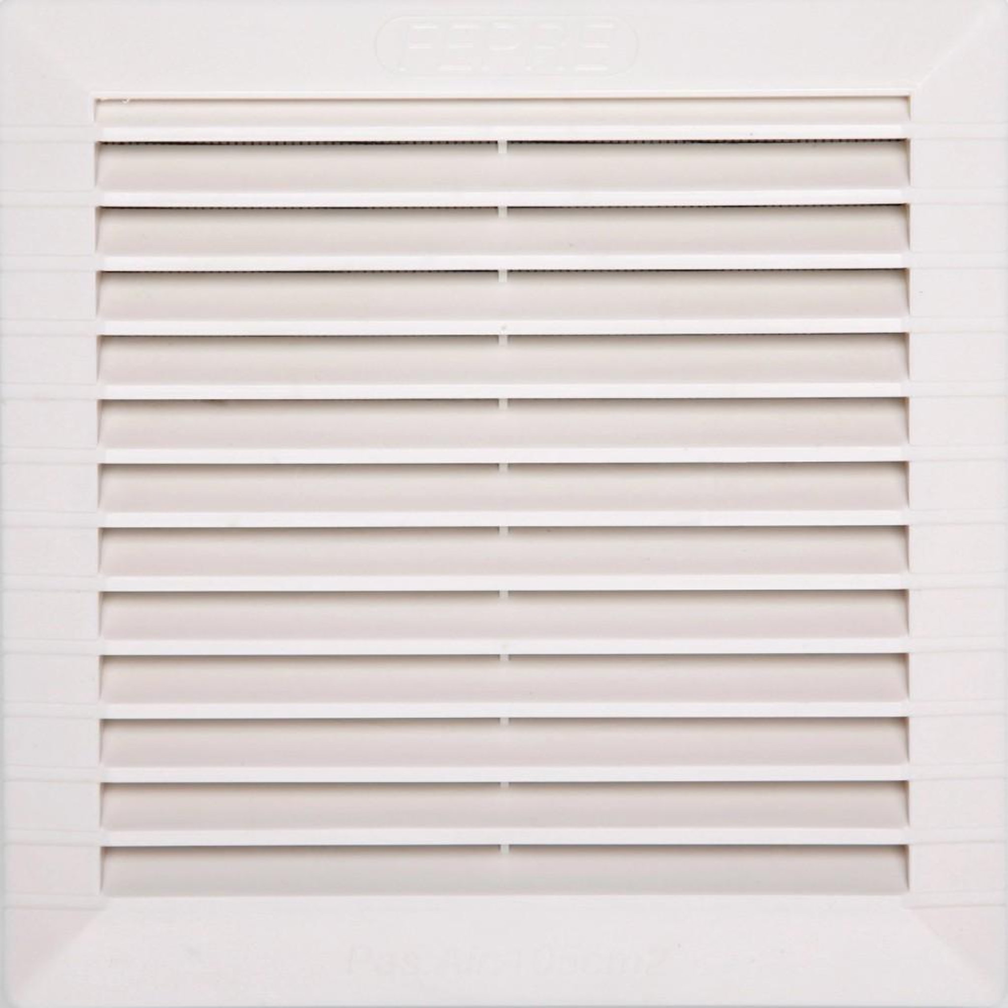 CENTRALE BRICO Grille d'aération abs naturel, L.18.2 x l.18.2 cm