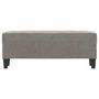 Voir la diapositive 3 : VIDAXL Banc Gris clair 100x35x41 cm Velours