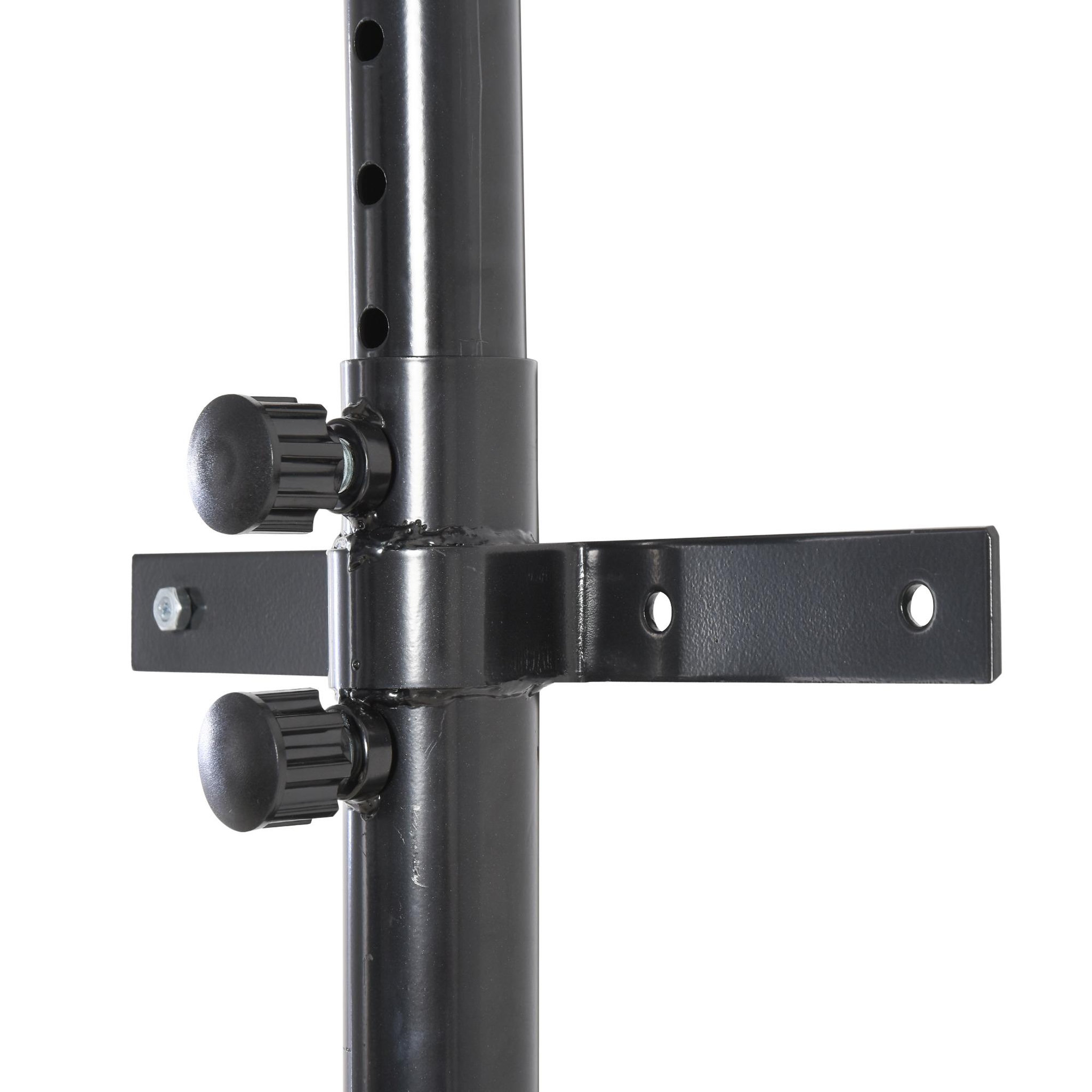 Voir la diapositive 5 : HOMCOM Support sac de boxe fixation sac de frappe hauteur réglable charge max. 100 kg acier noir
