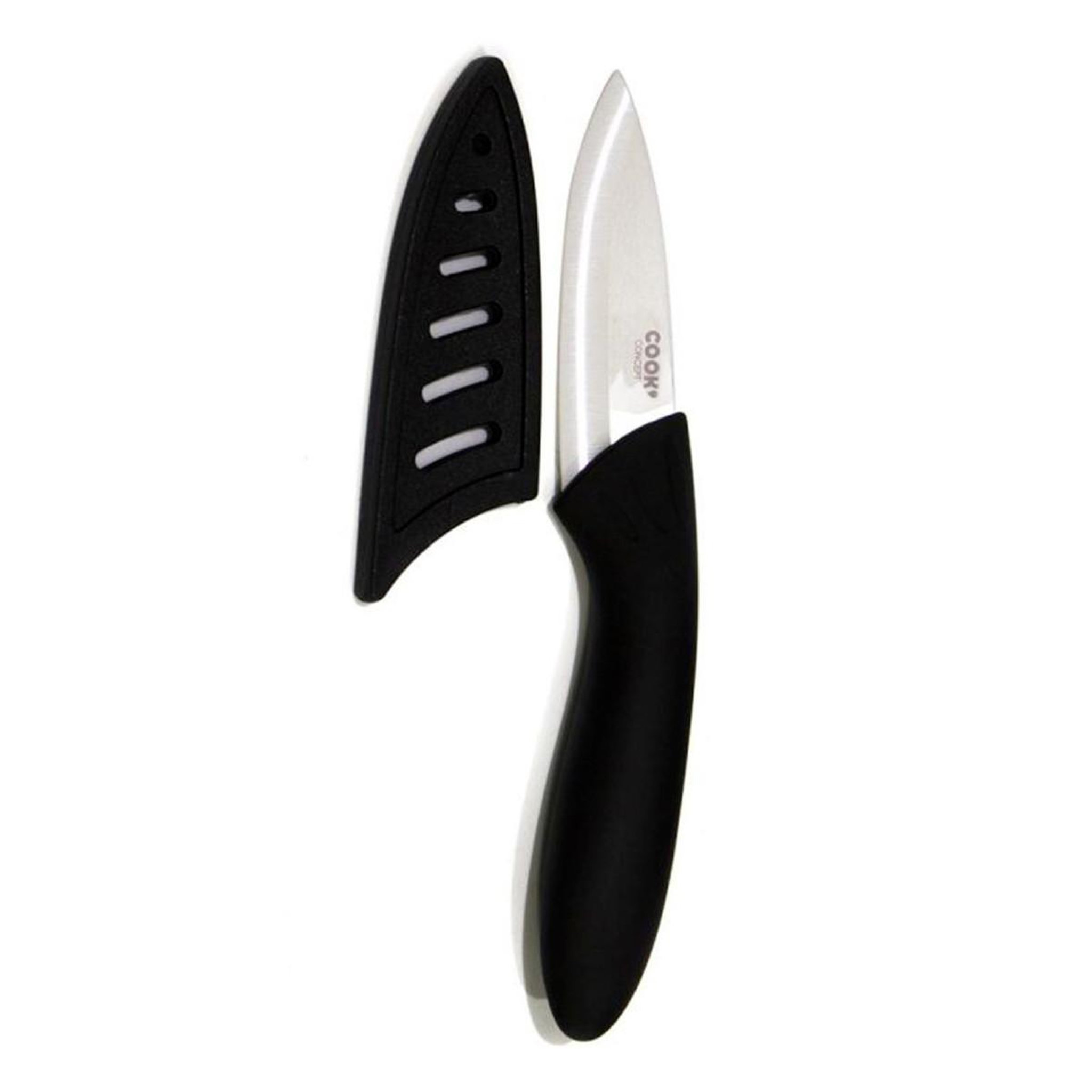 COOK CONCEPT Couteau en Céramique Avec Étui  Cook  16cm Noir