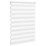 Voir la diapositive 4 : VIDAXL Store zebre blanc 100x100 cm largeur du tissu 95,9cm polyester