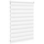 Voir la diapositive 4 : VIDAXL Store zebre blanc 100x100 cm largeur du tissu 95,9cm polyester