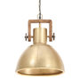 Voir la diapositive 5 : VIDAXL Lampe suspendue industrielle 25 W Laiton Rond 30 cm E27
