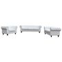 Voir la diapositive 4 : Habitat et Jardin Canapé fixe Chesterfield  Aliza  - 157 x 82 x 70 cm - 2 places - Blanc