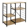 Voir la diapositive 1 : Paris Prix Meuble de Rangement  Stan  90cm Naturel & Noir