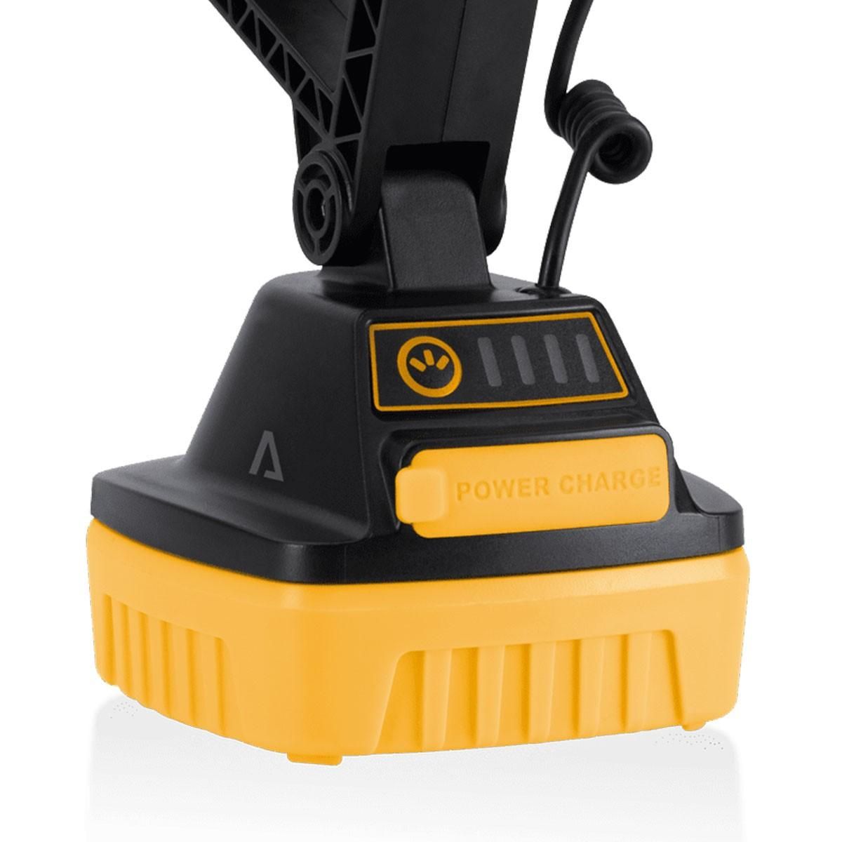 ASLO Lampe de poche LED 10W Portée 44m Base aimantée 1000Lm 6000K 4 modes Orientable ASLO