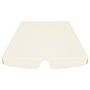 Voir la diapositive 4 : VIDAXL Toit de rechange de balançoire creme 150/130x105/70 cm