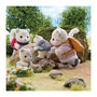 Voir la diapositive 2 : Sylvanian Families Mini-figurines - SYLVANIAN FAMILIES - La famille Panthere des neiges - Des 3 ans