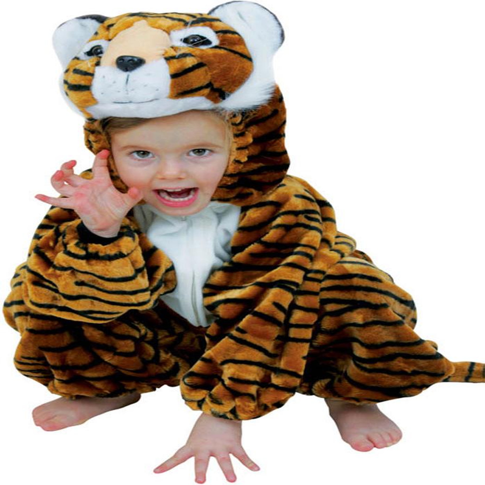 CHAKS Déguisement Tigre - Enfant - 5/6 ans (110 à 116 cm)