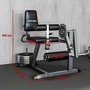 Voir la diapositive 3 : HOMCOM Leg press machine - Leg Curl - presse à mollets - entièrement réglable - max. 120 Kg