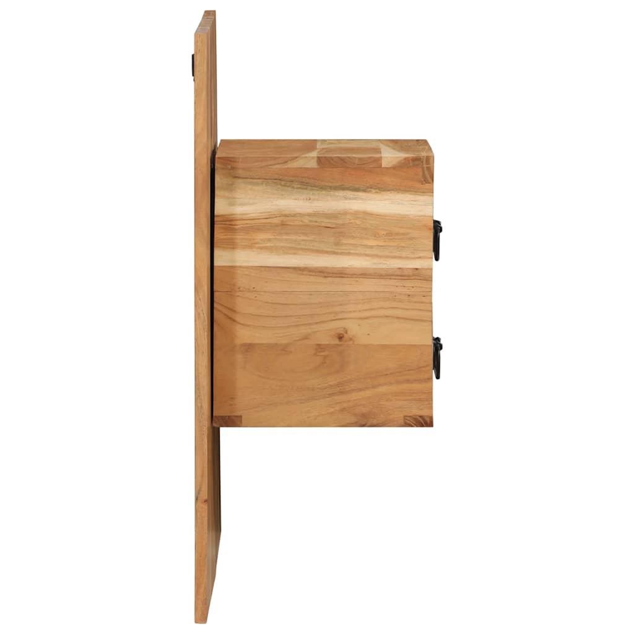 Voir la diapositive 4 : VIDAXL Table de chevet 60x32x80 cm bois d'acacia solide