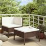 Voir la diapositive 1 : VIDAXL Salon de jardin 2 pcs avec coussins Resine tressee Marron