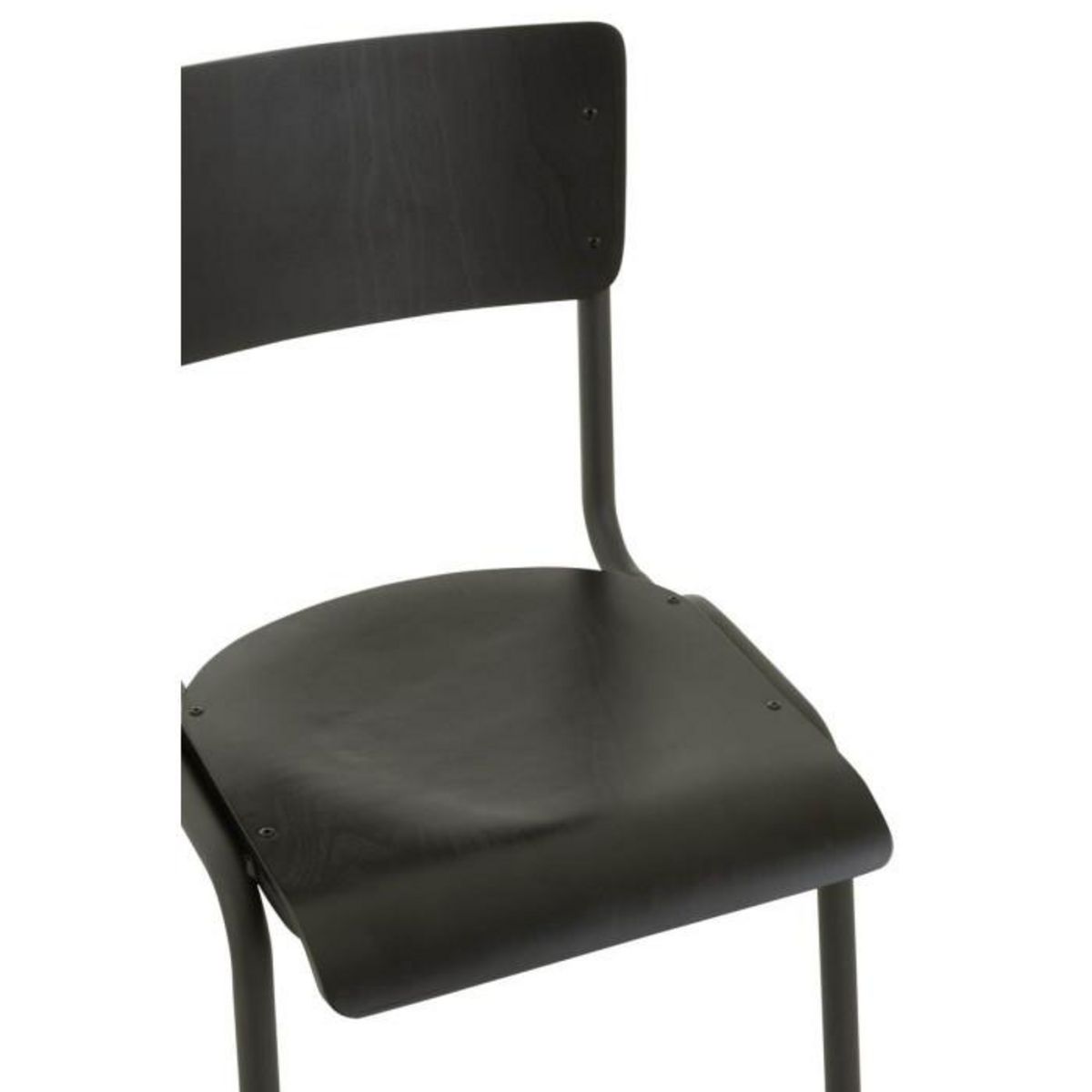 Paris Prix Chaise Vintage en Bois  Mauricio  82cm Noir