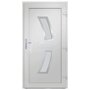 Voir la diapositive 5 : VIDAXL Porte d'entree Blanc 88x200 cm PVC