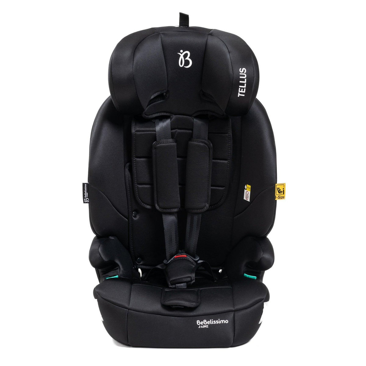 BEBELISSIMO BEBELISSIMO  - Siège auto bébé I-size  - 76 -150cm - Tellus - de 9 à 36 kg, 15 mois à 12 ans -noir