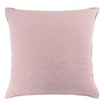 Paris Prix Housse de Coussin  Mellow  60x60cm Rose & Blanc