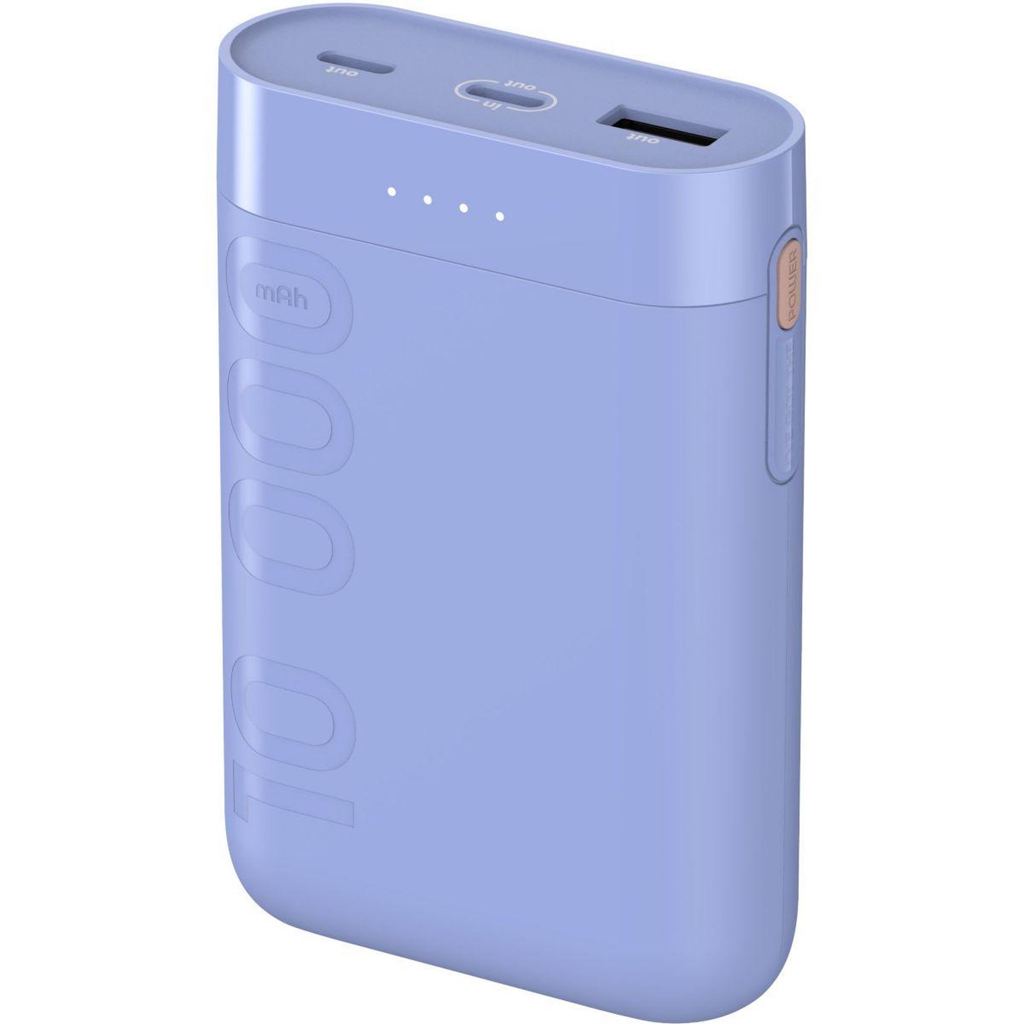 Voir la diapositive 2 : ESSENTIEL B Batterie externe 10000 mah violet