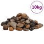 Voir la diapositive 2 : VIDAXL Galets polis 10 kg multicolores 2 5 cm