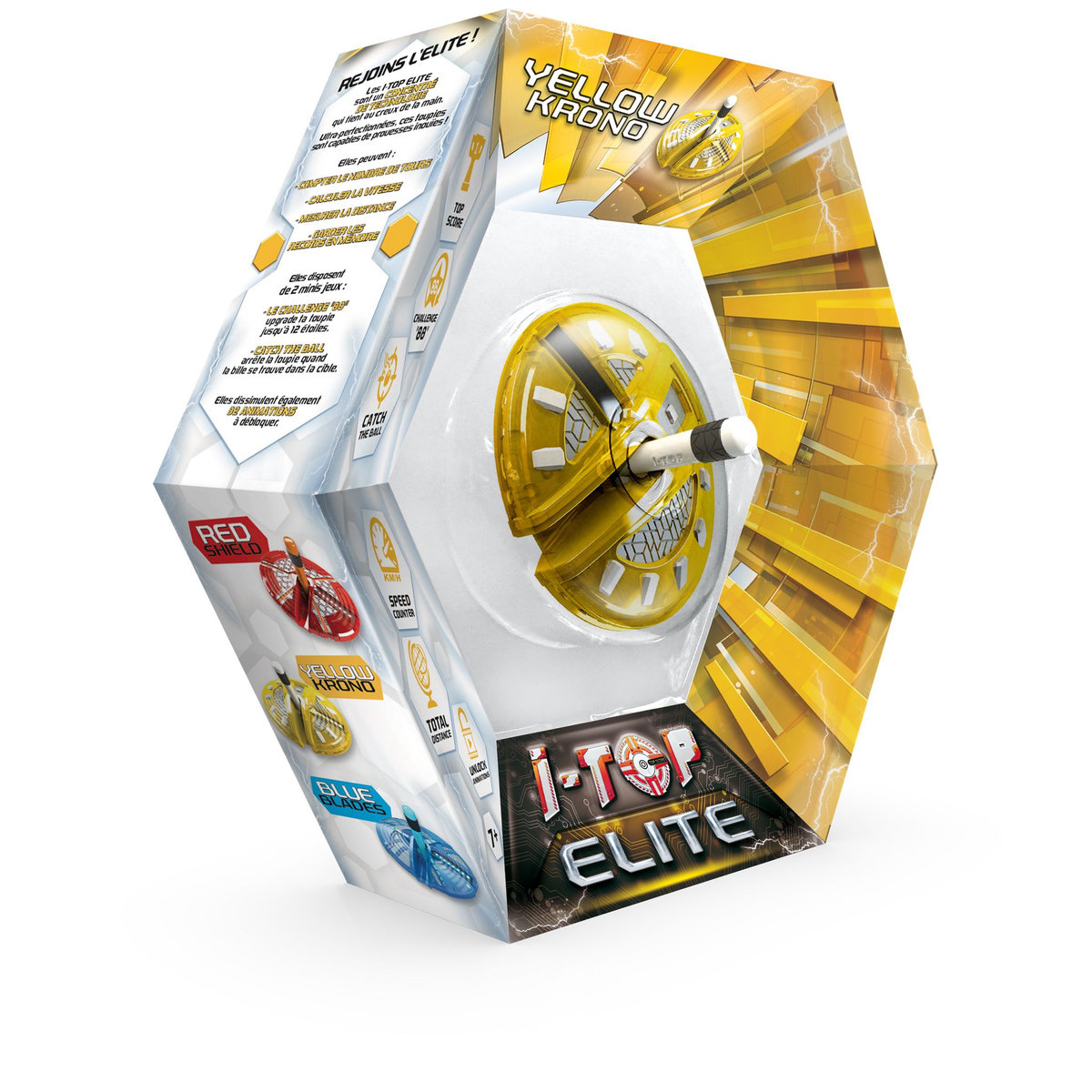 GOLIATH Toupie Krono Warp jaune - I-Top Elite