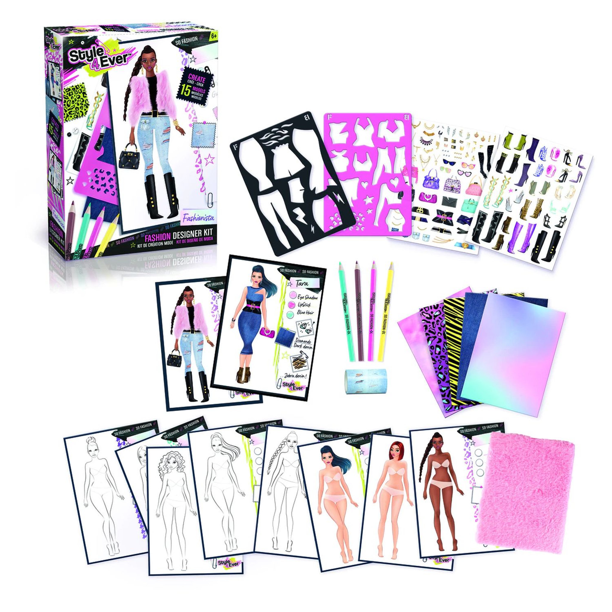 Voir la diapositive 4 : CANAL TOYS Kit mode chic