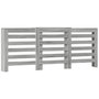 Voir la diapositive 2 : VIDAXL Cache-radiateur sonoma gris 205x21,5x83,5 cm bois d'ingenierie