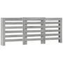 Voir la diapositive 2 : VIDAXL Cache-radiateur sonoma gris 205x21,5x83,5 cm bois d'ingenierie