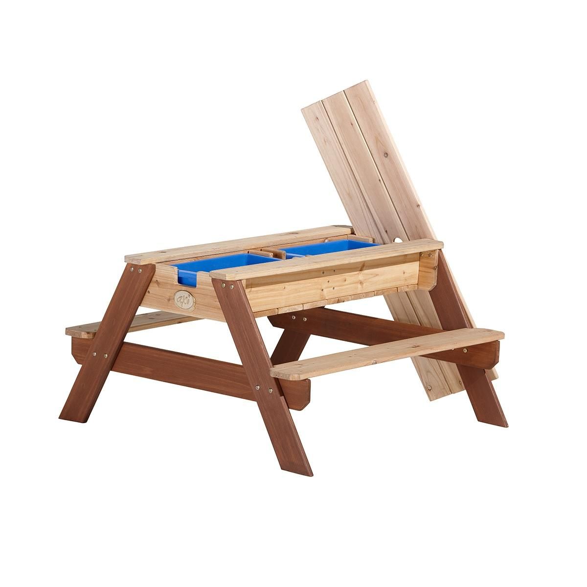 PRAGMA Table pique-nique bac à sable et eau - Bois - H56cm - Nick