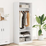 VIDAXL Garde-robe blanc 80x50x200 cm bois d'ingenierie