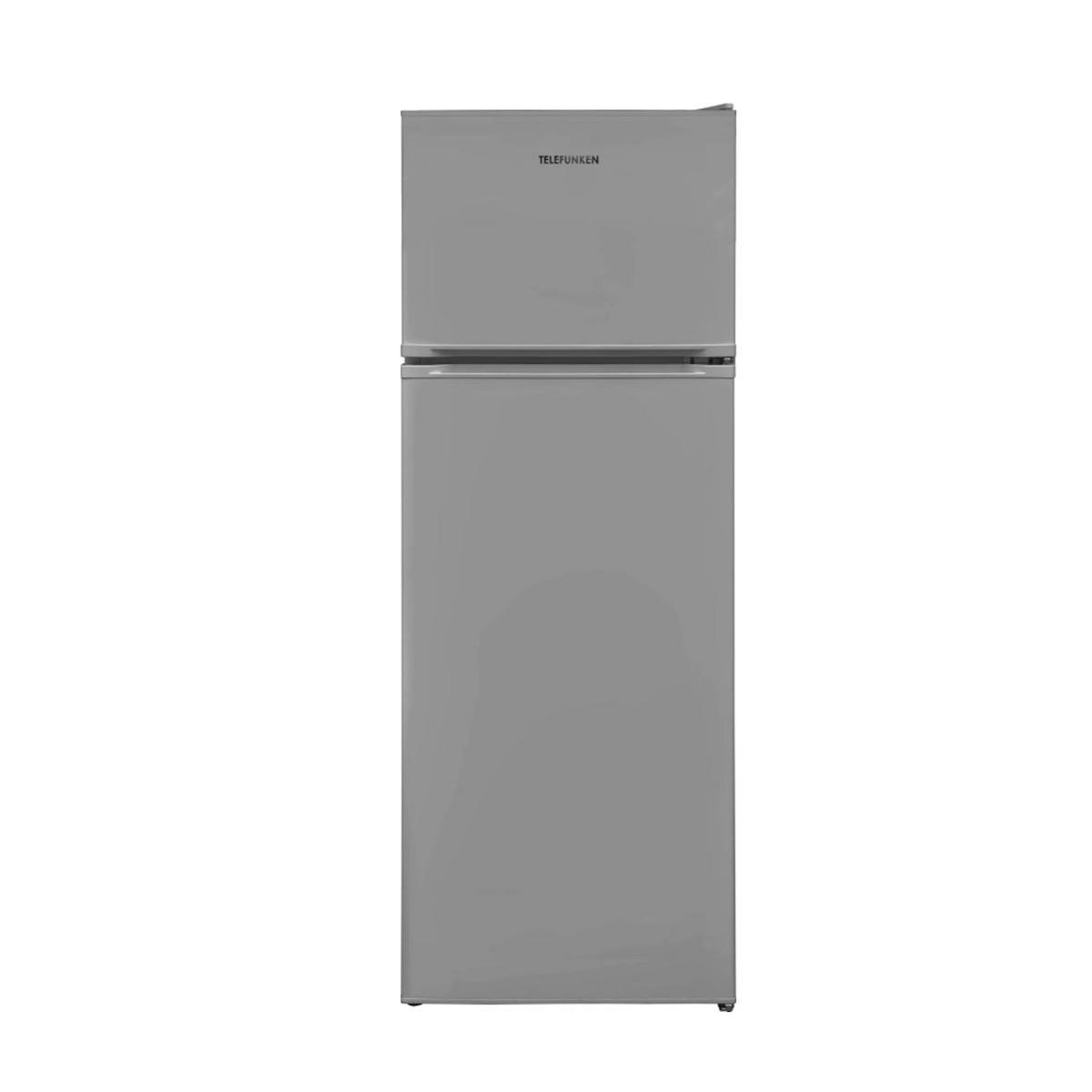TELEFUNKEN Réfrigérateur combiné 54cm 212l statique silver - TF2D263ES