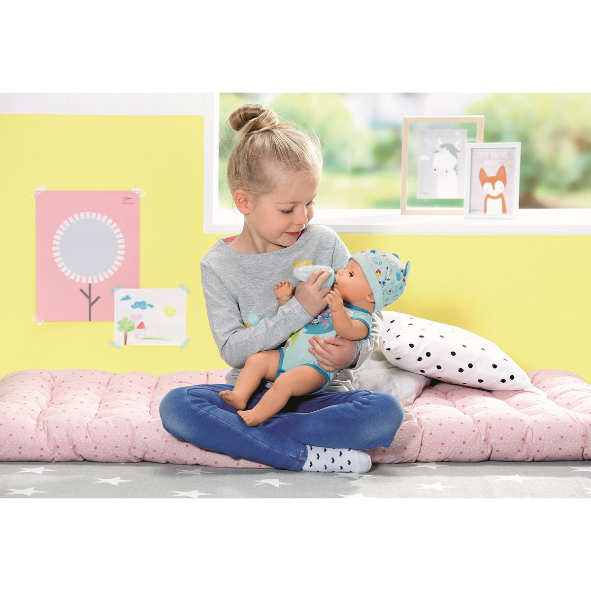 BABY BORN Baby born - Garçon soft touch 43 cm + accessoires