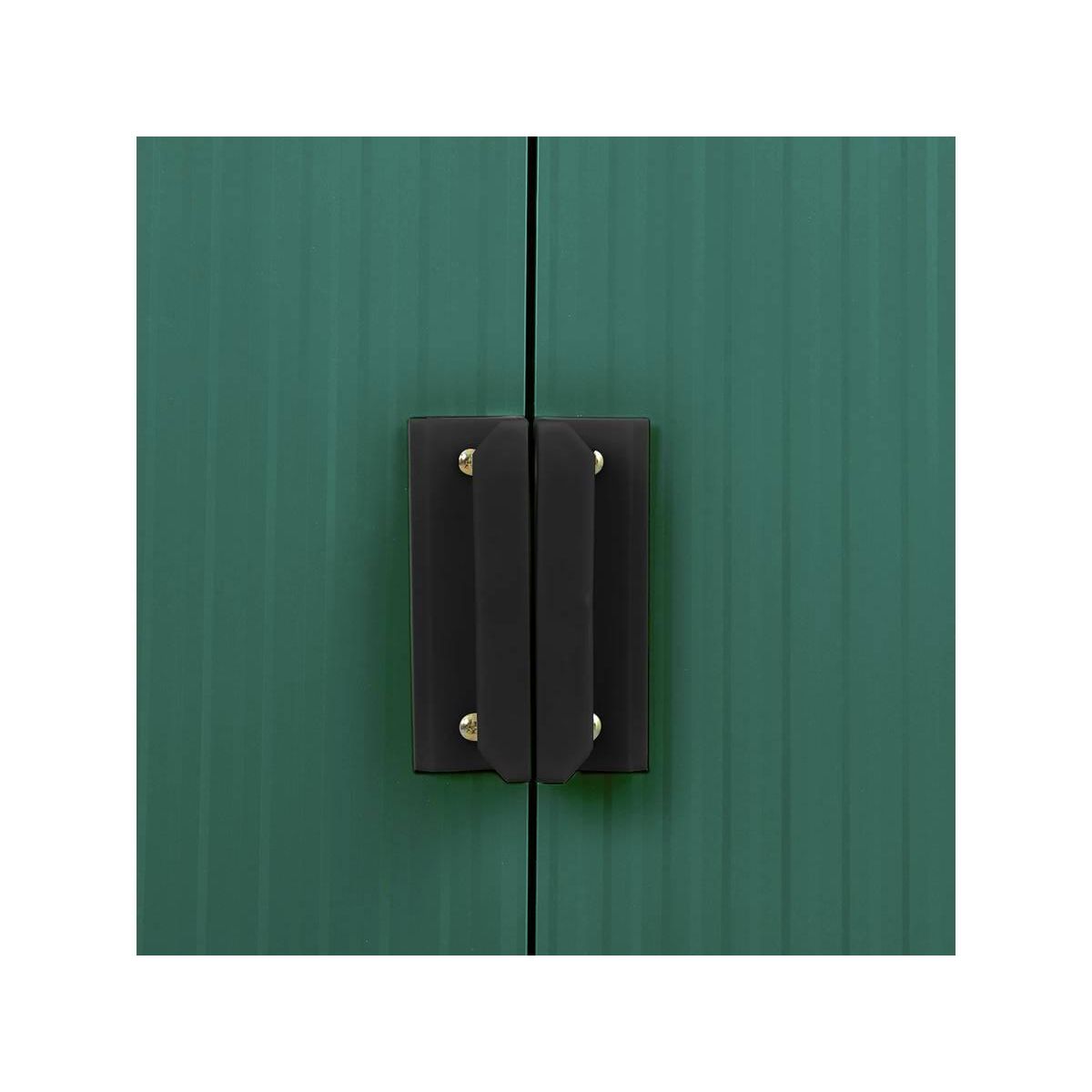 Habitat et Jardin Abri de jardin métal  Rosas  - 2,71 M² - Vert