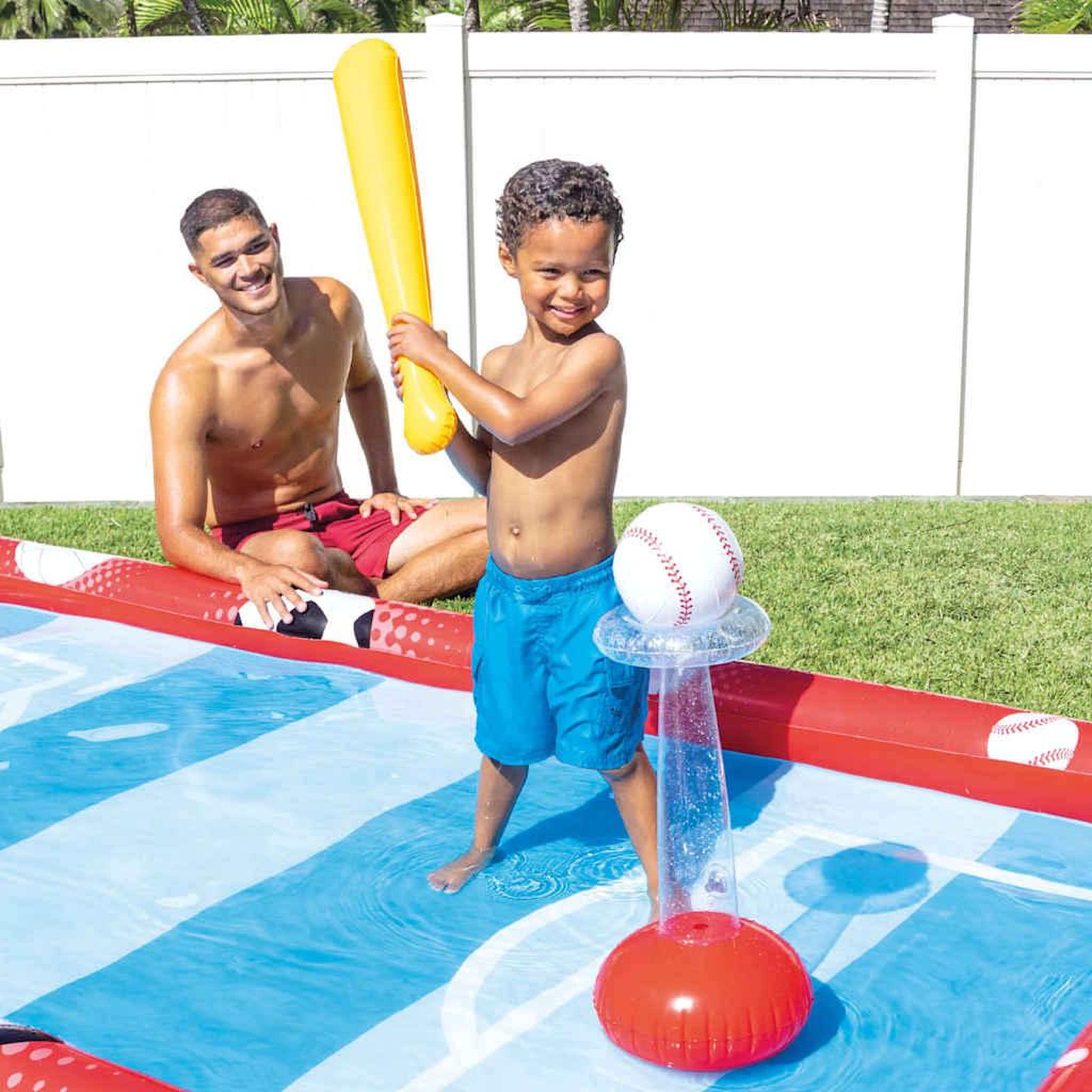 Voir la diapositive 4 : INTEX Aire de jeux gonflable Multisports - Intex
