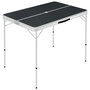 Voir la diapositive 2 : VIDAXL Table de camping pliable avec 2 bancs Aluminium Gris
