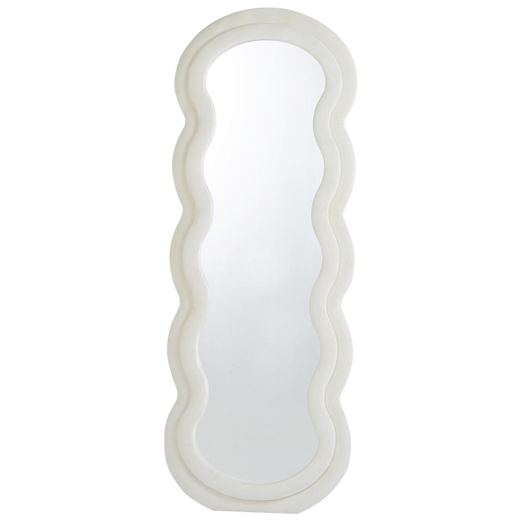 Voir la diapositive 2 : Paris Prix Miroir design sur pied  andy  170cm crème