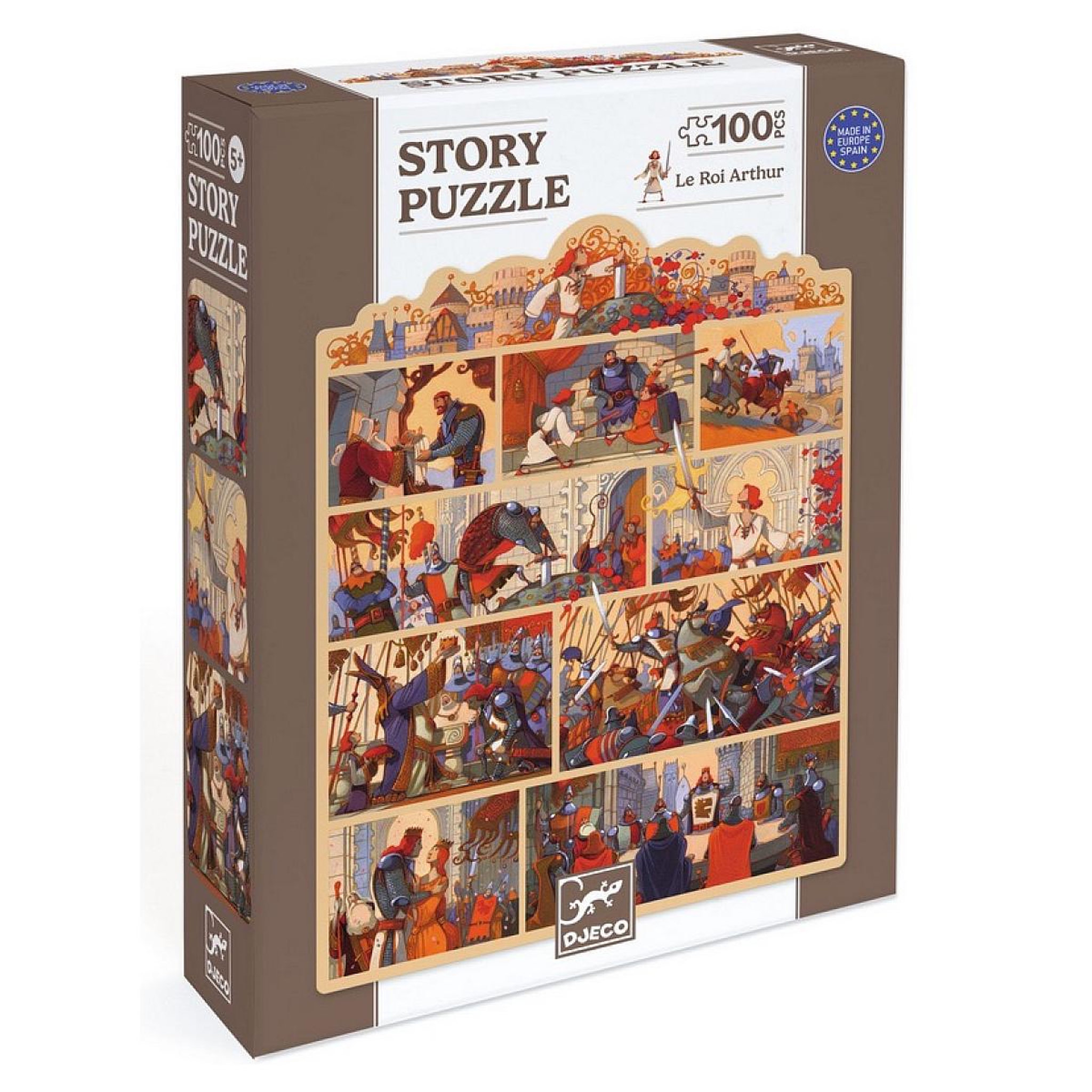 Djeco STORY PUZZLES - Le Roi Arthur