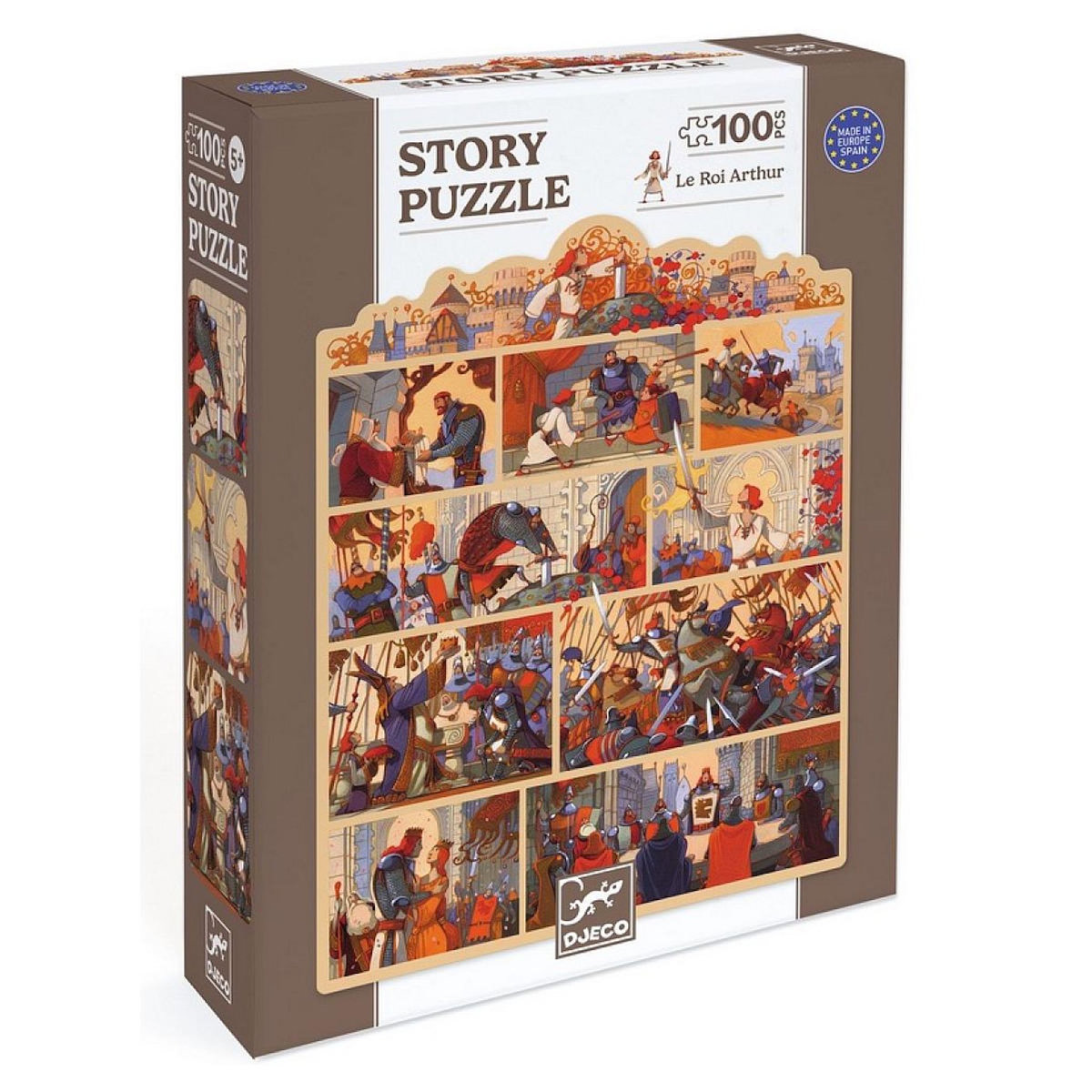 Djeco STORY PUZZLES - Le Roi Arthur