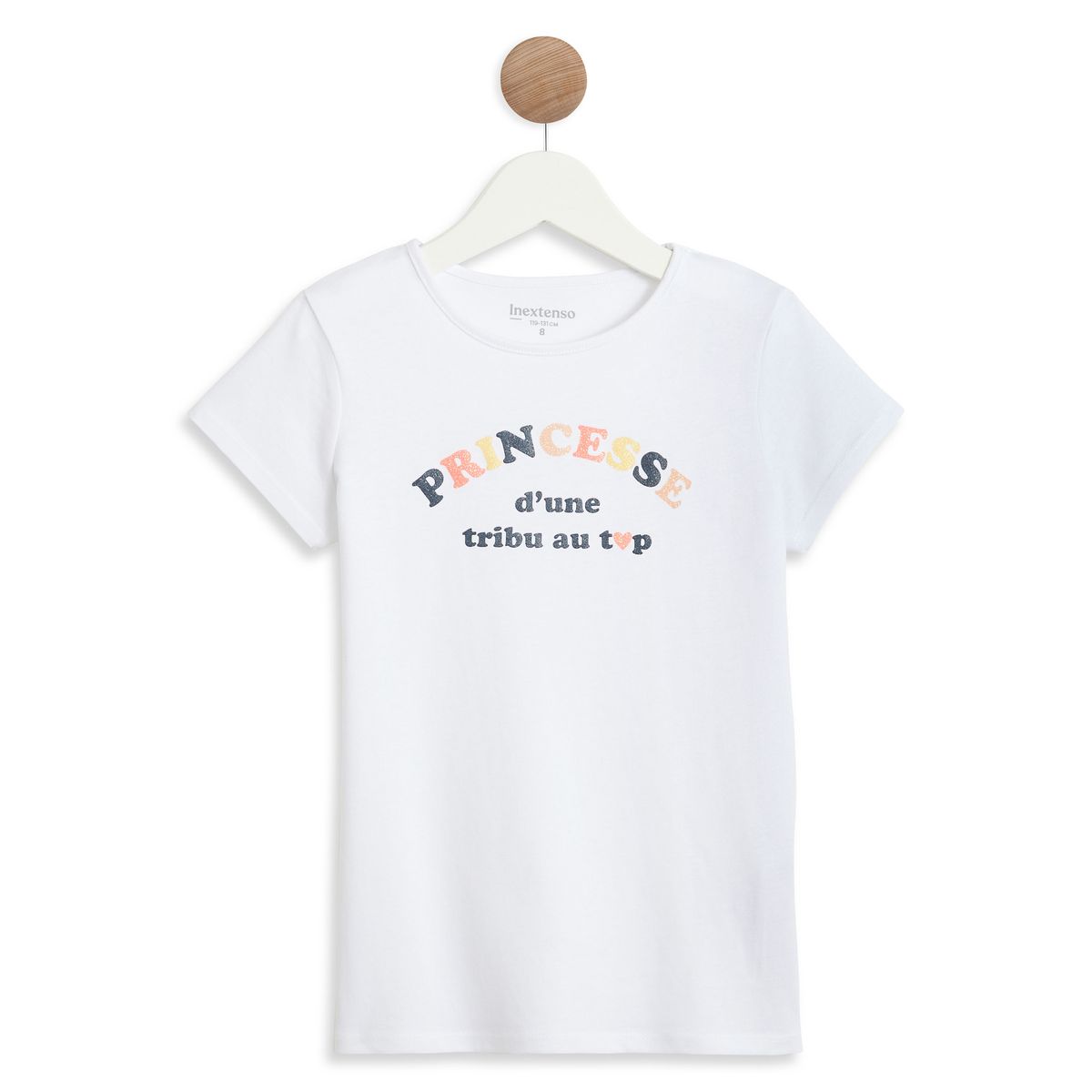 INEXTENSO T-shirt blanc fille