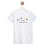 Voir la diapositive 1 : INEXTENSO T-shirt blanc fille