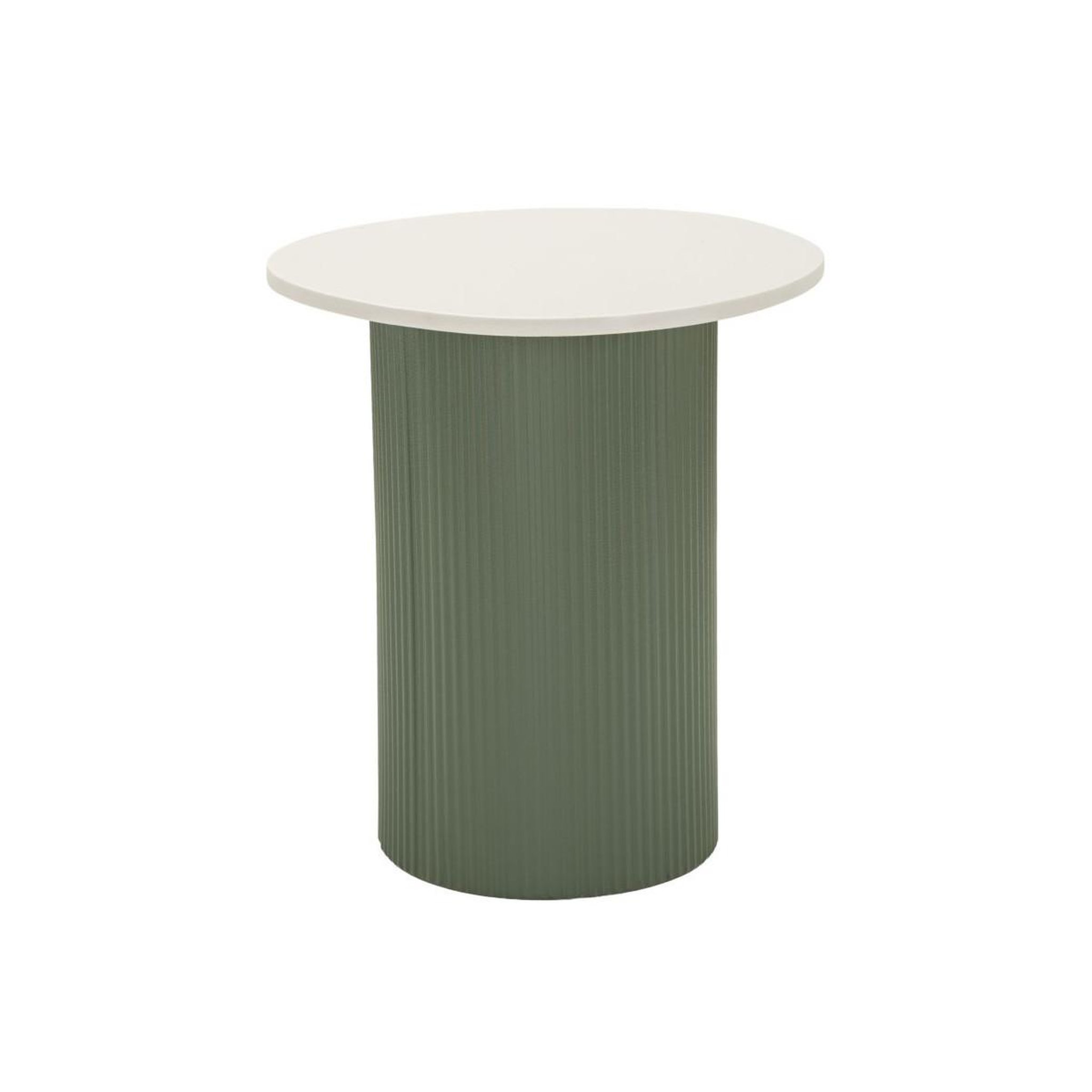 Paris Prix Table d'Appoint  Frankfurt  45cm Vert & Blanc